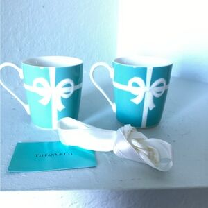 Tiffany & Co. Blue Ribbon Porcelain Mug